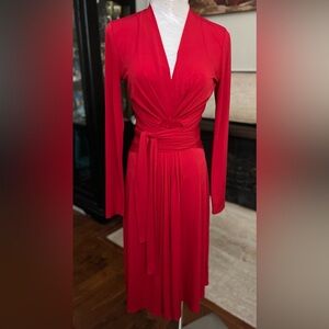MICHAEL Michael Kors Red Wrap Dress